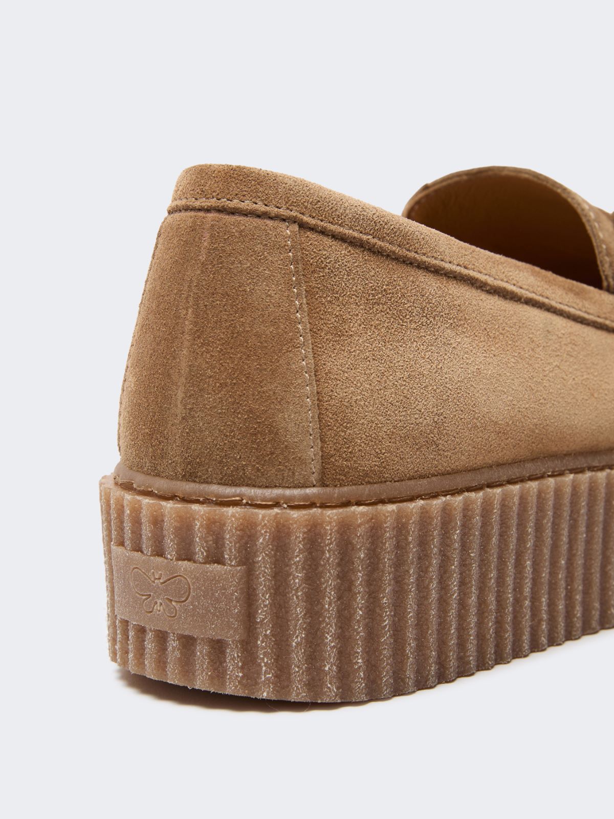 Split-leather loafers - HONEY - Max Mara - 5