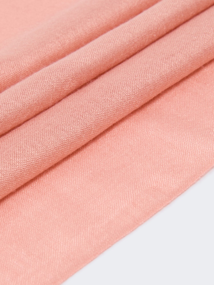 Cashmere and silk stole - PINK - 3