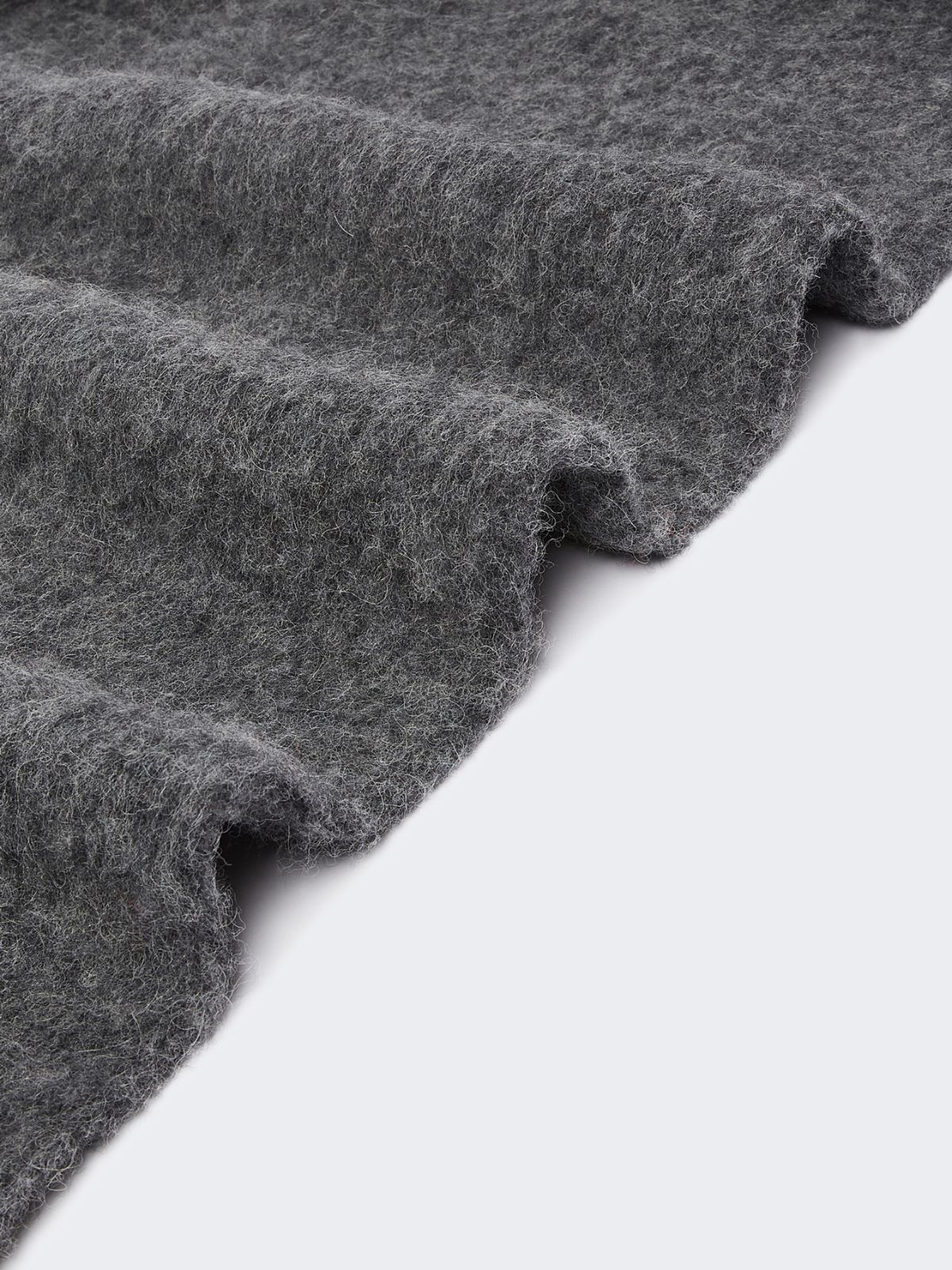 Alpaca and wool stole - MEDIUM GREY - Max Mara - 3