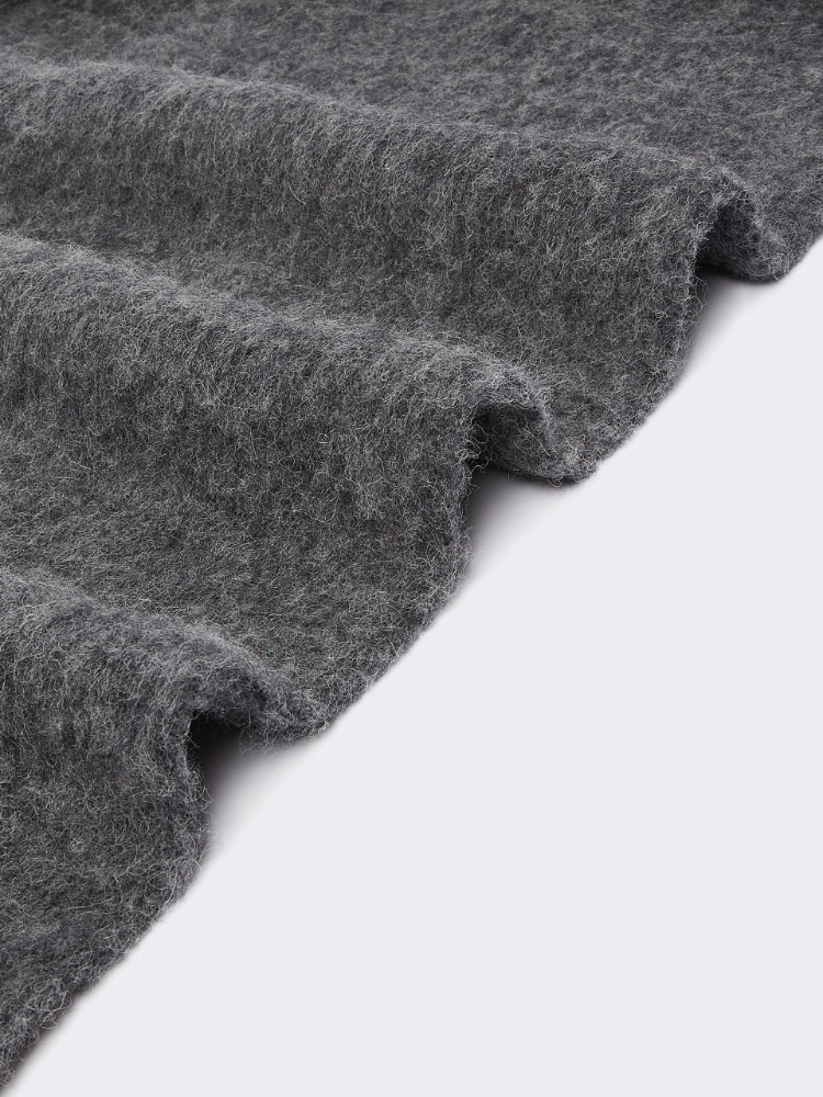Alpaca and wool stole - MEDIUM GREY - Max Mara - 3