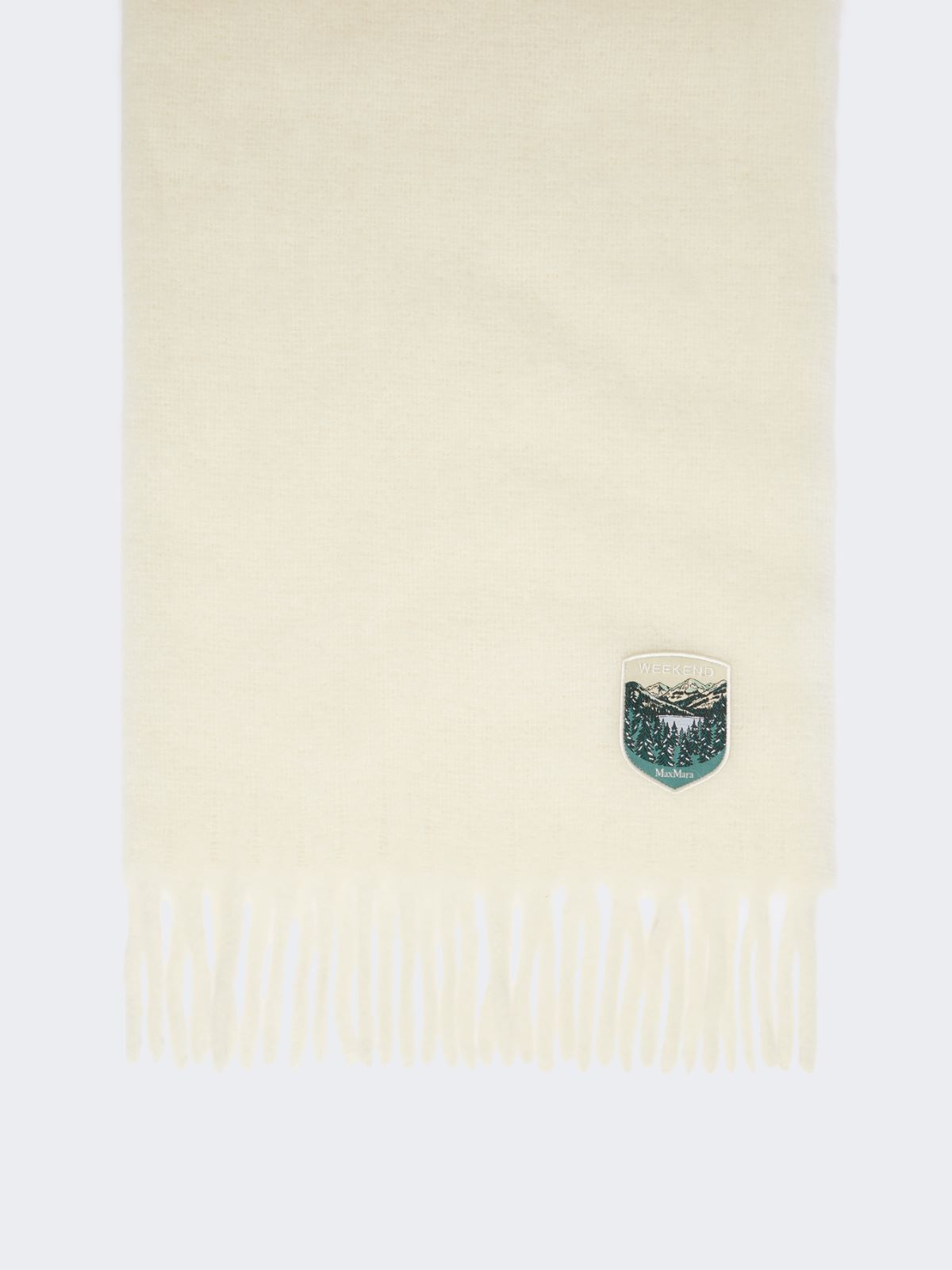 Alpaca and wool stole - WHITE - Max Mara