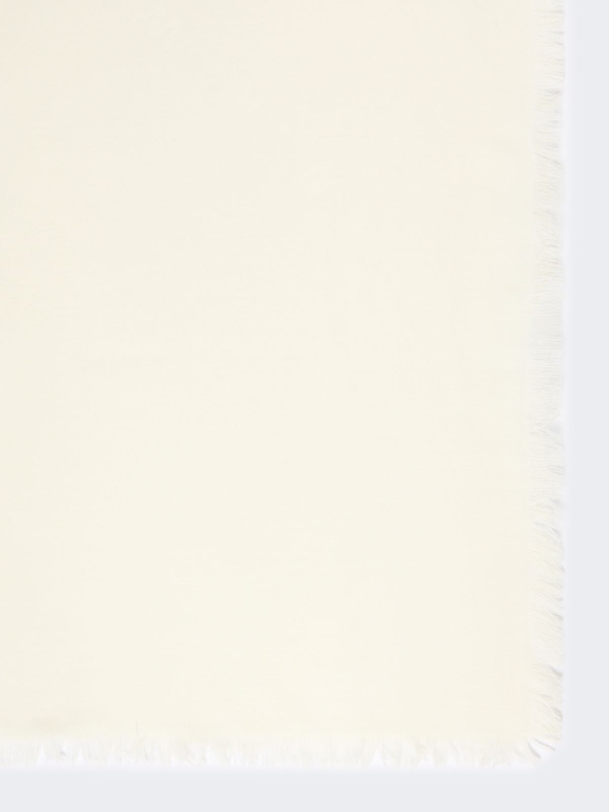 Jacquard wool and silk shawl - WHITE - Max Mara - 2