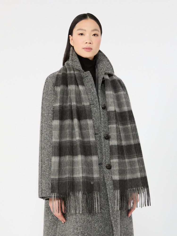 Cashmere scarf - DARK GREY - Max Mara - 4