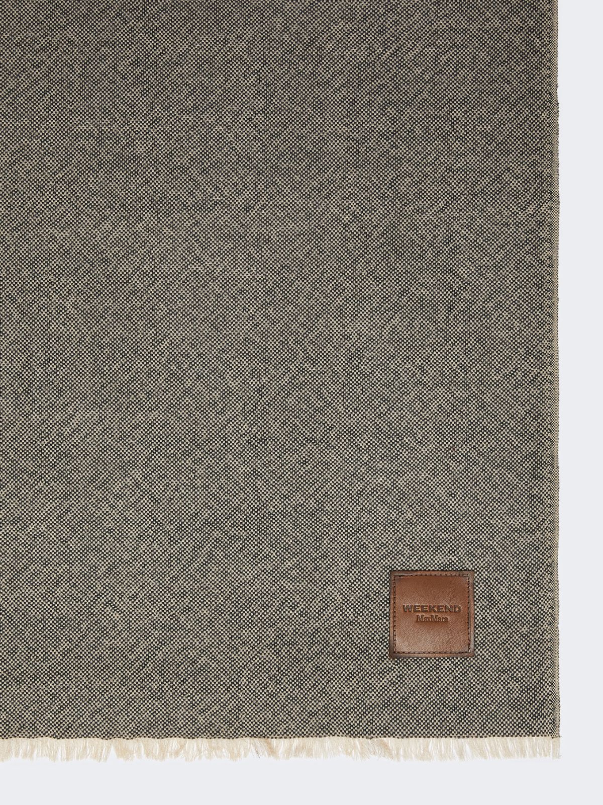 Yarn-dyed wool stole - BROWN - Max Mara - 2