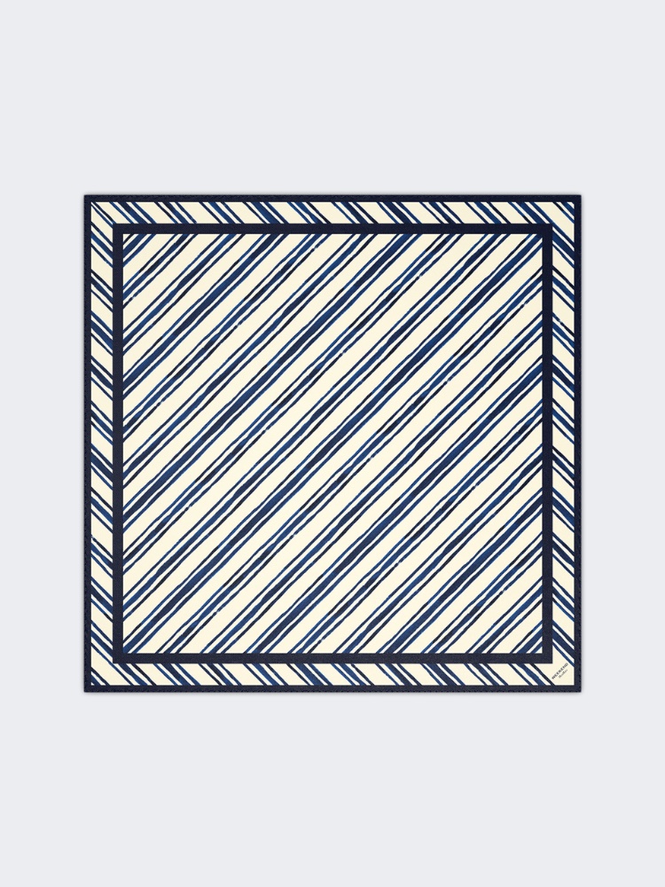 Printed silk twill scarf - IVORY - Max Mara