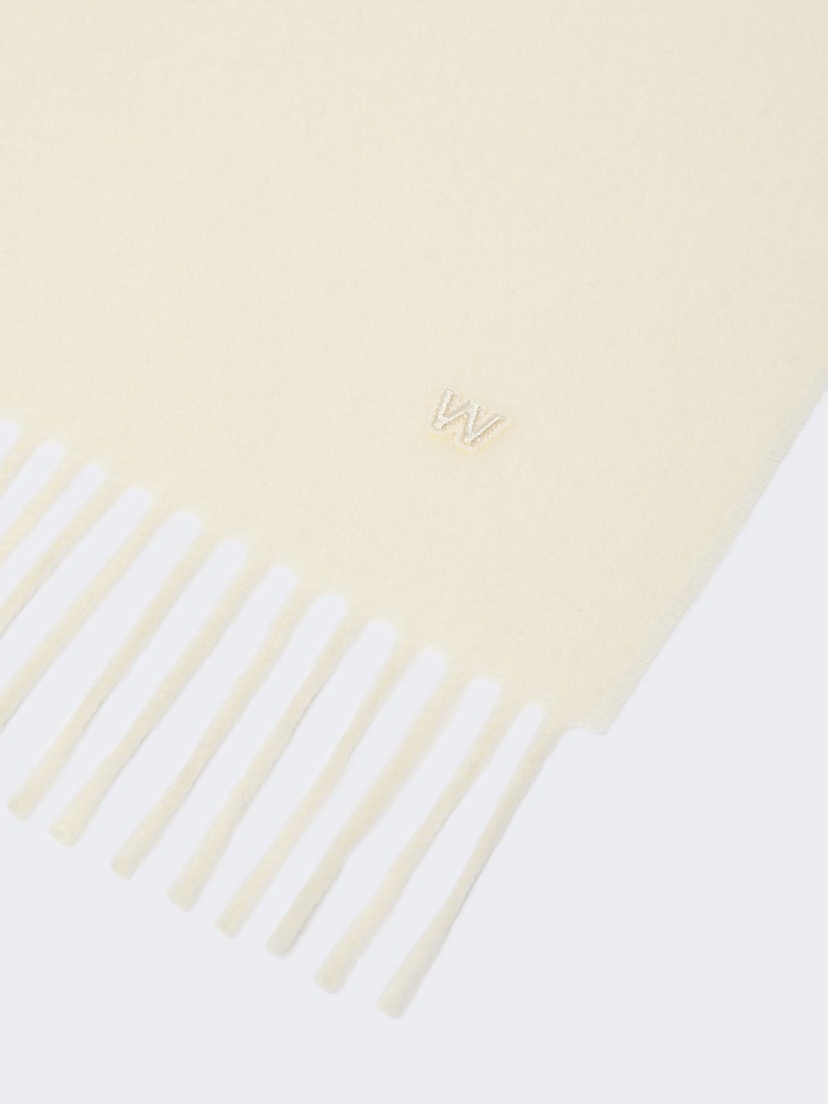 Plain wool stole - WHITE - Max Mara - 2