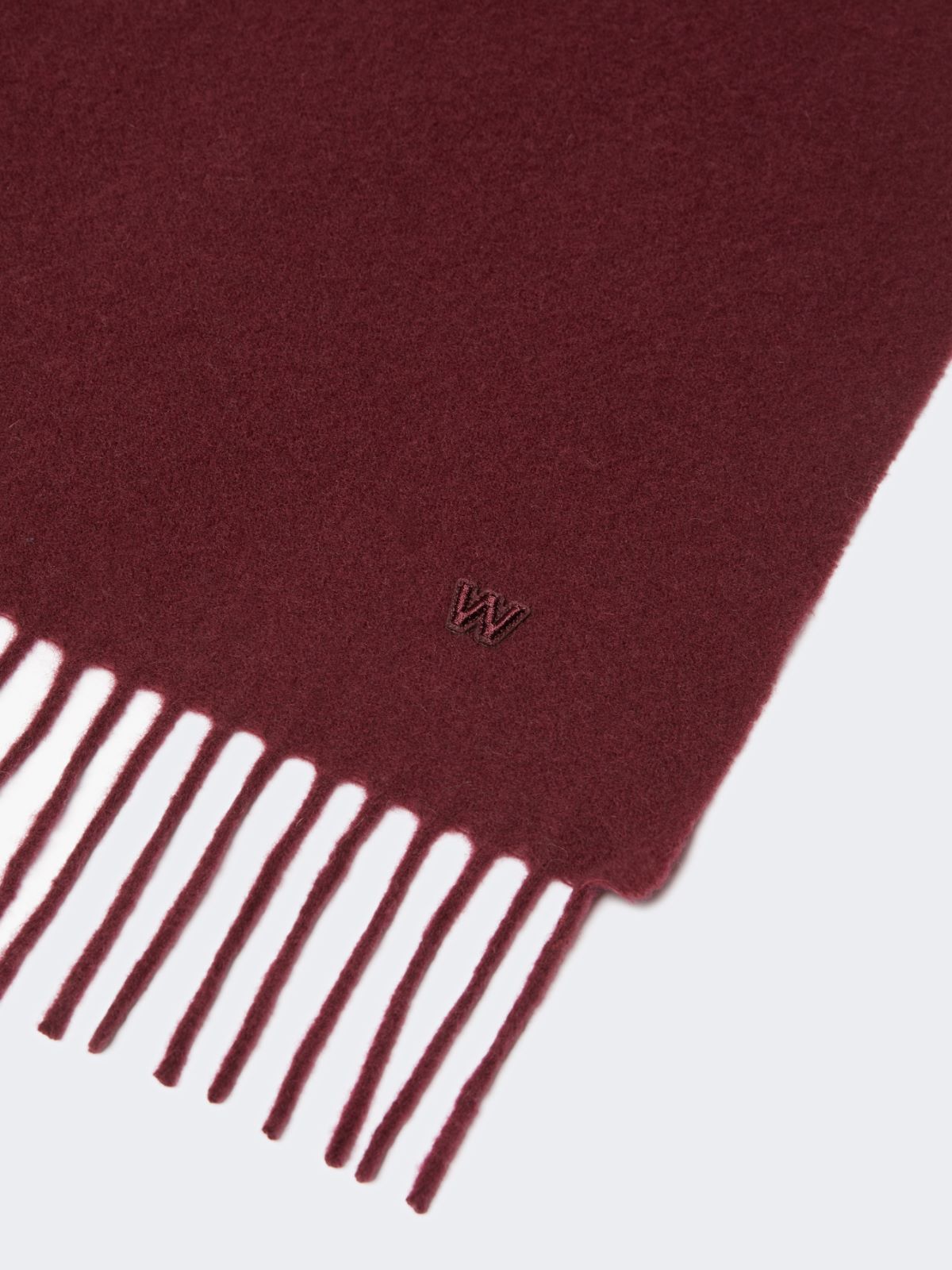 Plain wool stole - BORDEAUX - Max Mara - 2