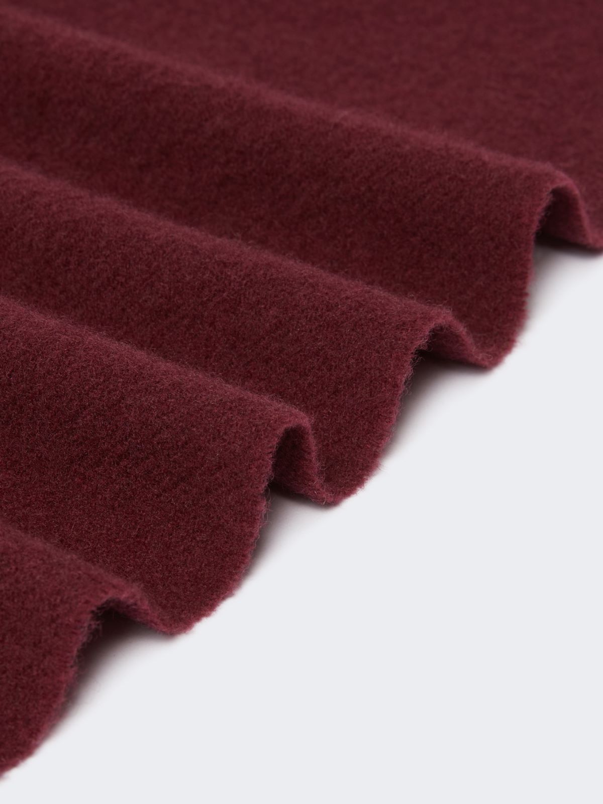 Plain wool stole - BORDEAUX - Max Mara - 3