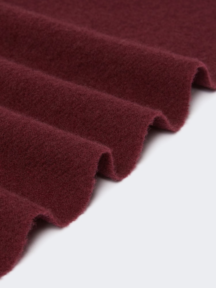 Plain wool stole - BORDEAUX - Max Mara - 3