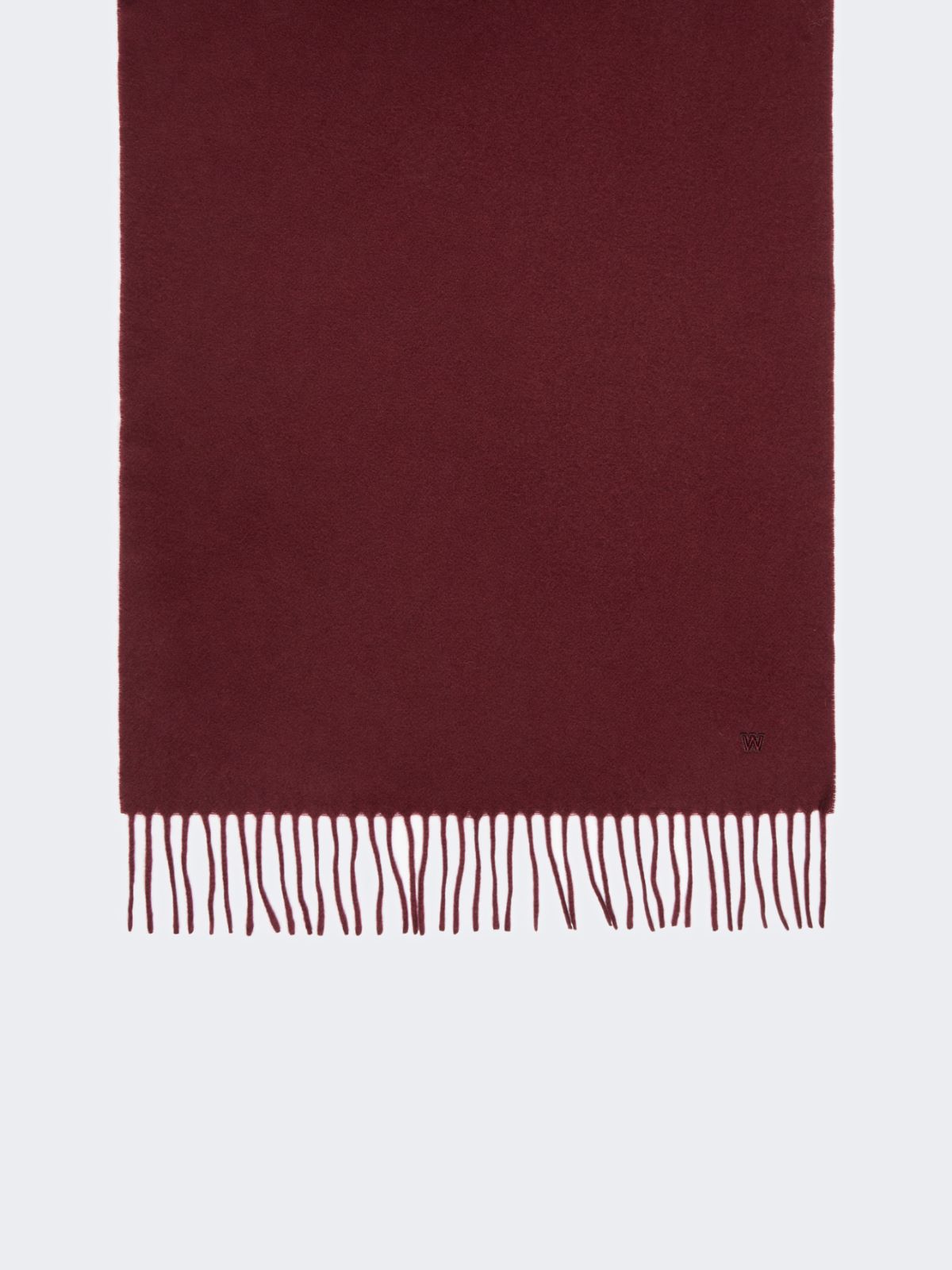 Plain wool stole - BORDEAUX - Max Mara