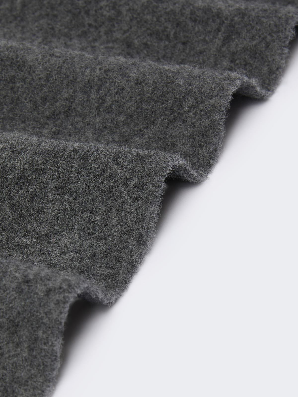 Plain wool stole - MEDIUM GREY - Max Mara - 3