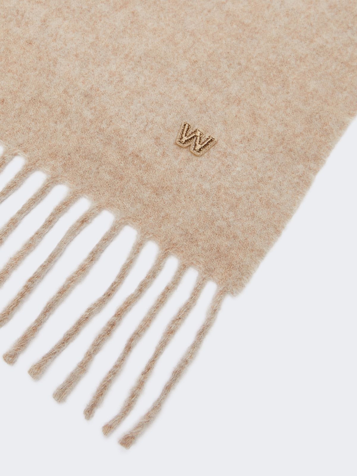 Plain wool stole - BEIGE - Max Mara - 2