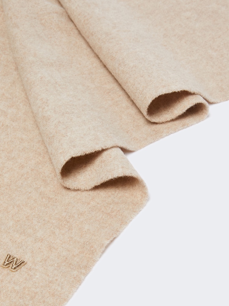 Plain wool stole - BEIGE - Max Mara - 3