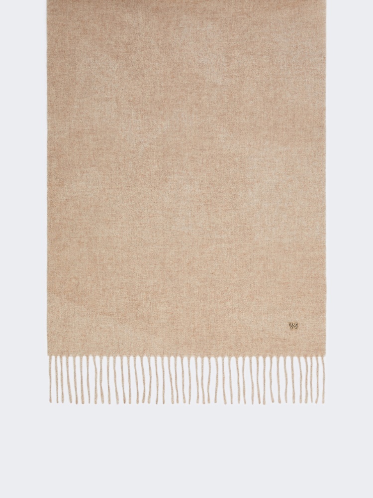 Plain wool stole - BEIGE - Max Mara