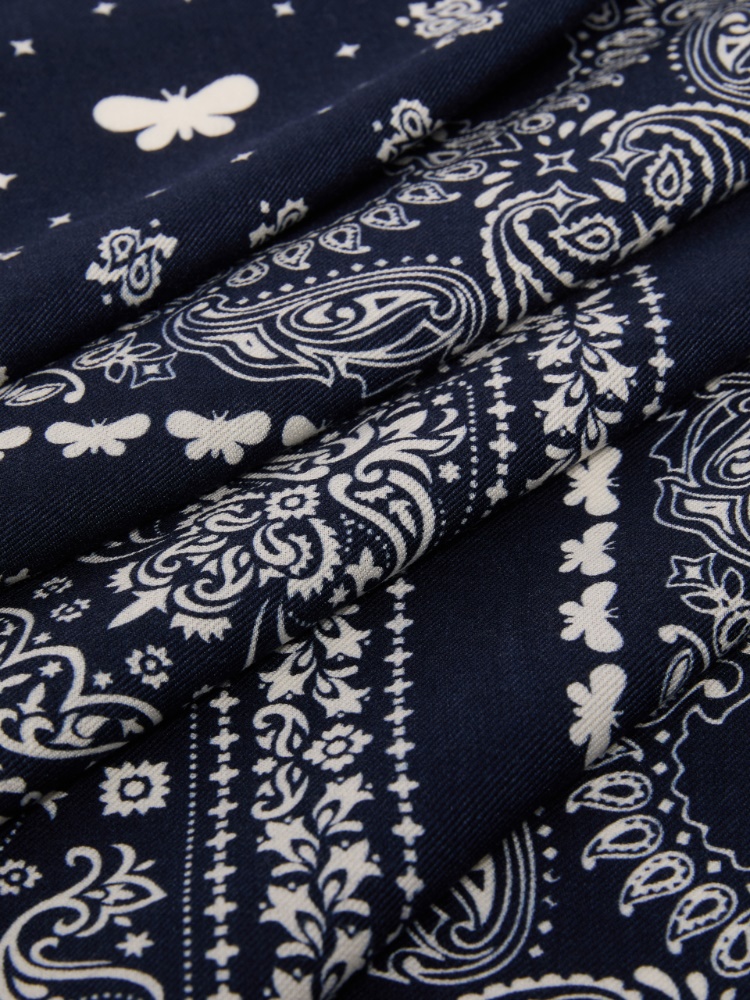 Wool, cashmere and silk scarf - ULTRAMARINE - Max Mara - 3