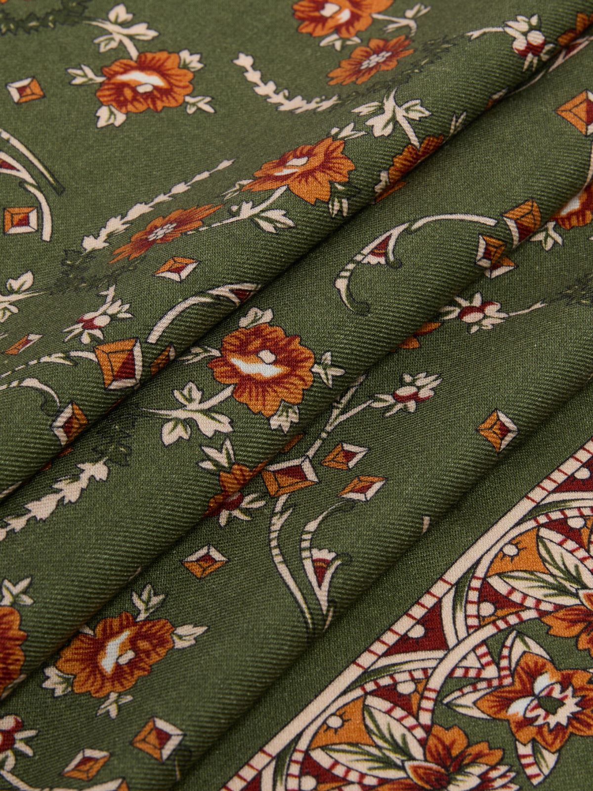 Wool, cashmere and silk scarf - KAKI - Max Mara - 3