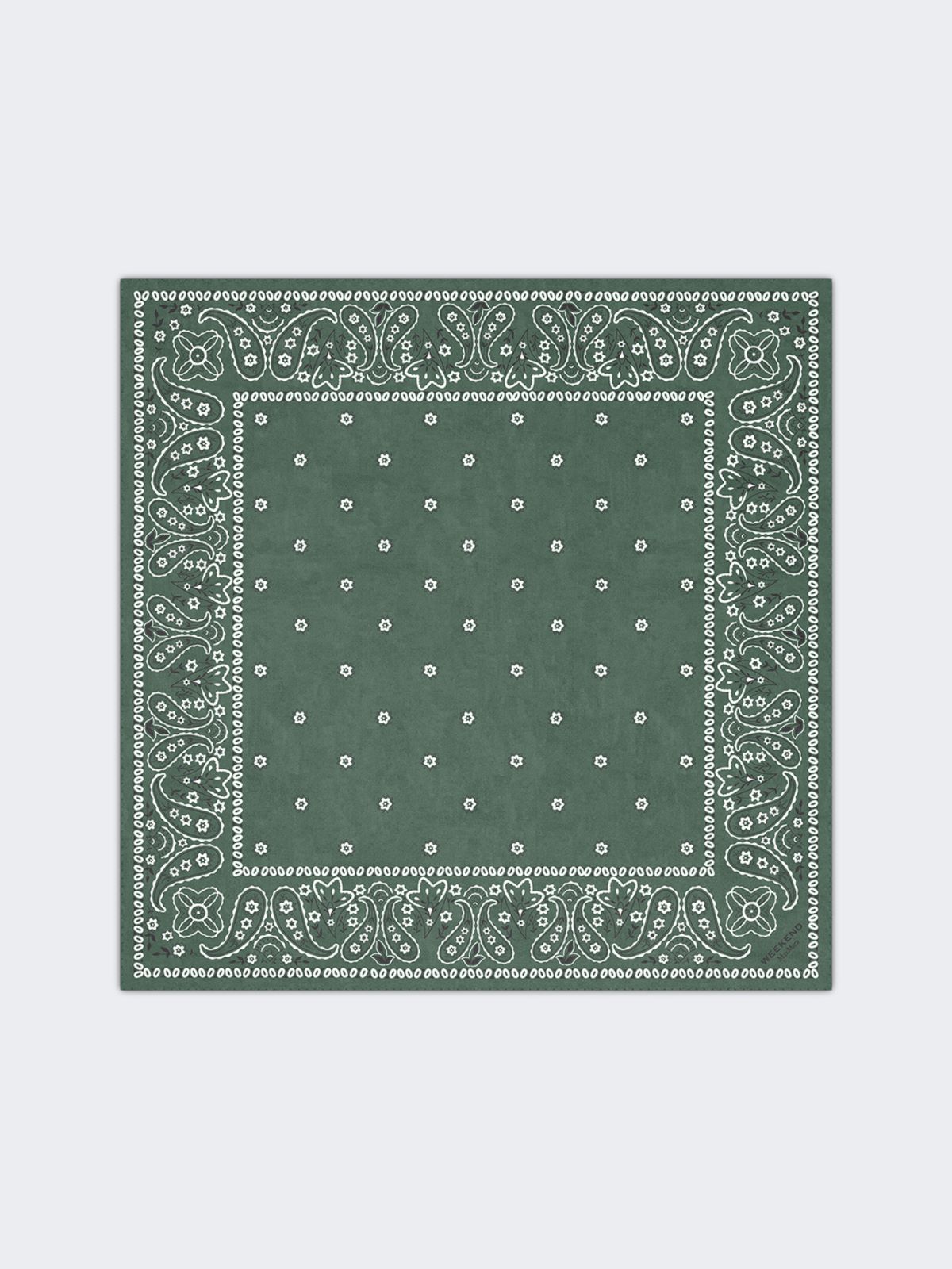 Bandanna print silk foulard - KAKI - Max Mara