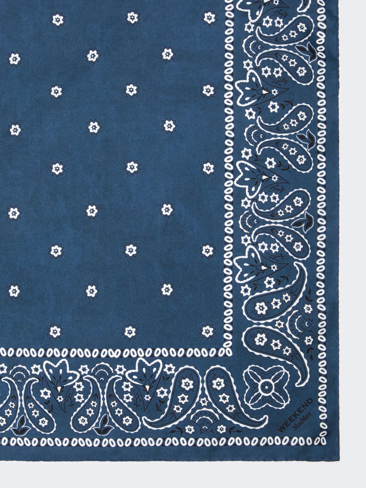 Bandanna print silk foulard - MIDNIGHTBLUE - Max Mara - 2