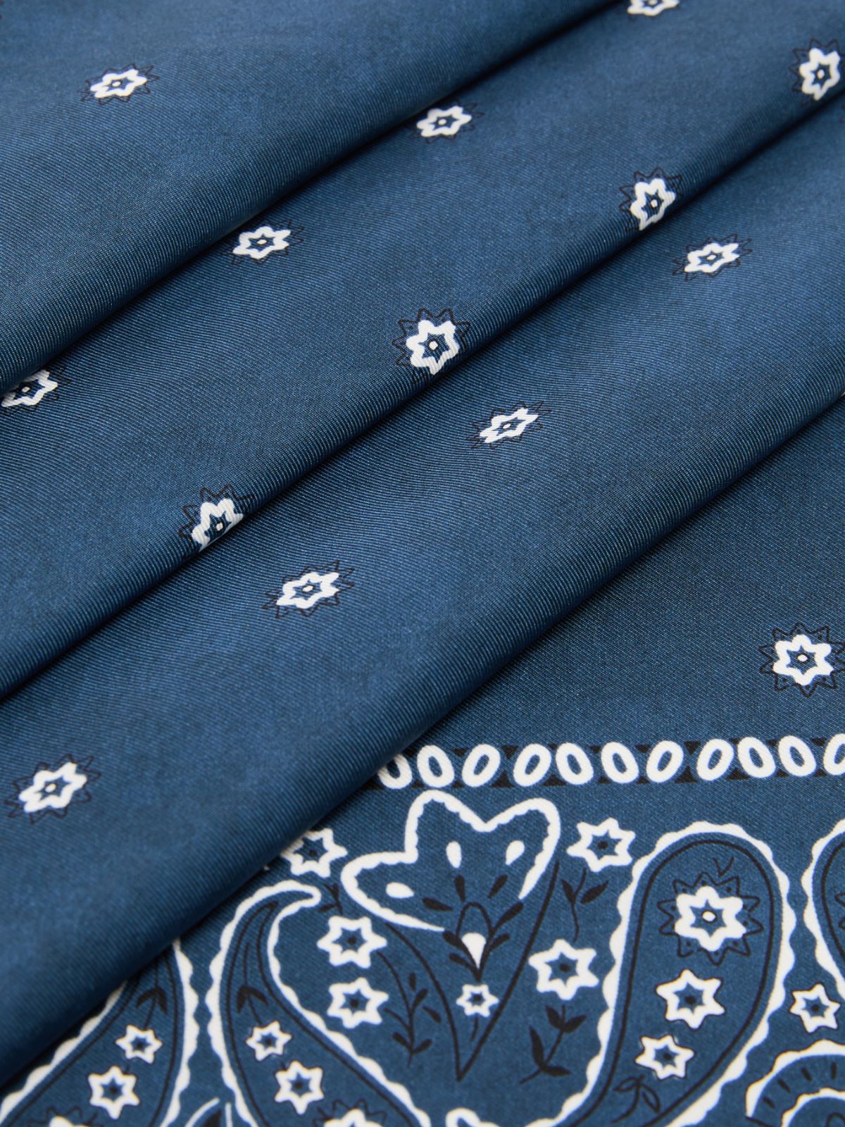 Bandanna print silk foulard - MIDNIGHTBLUE - Max Mara - 3