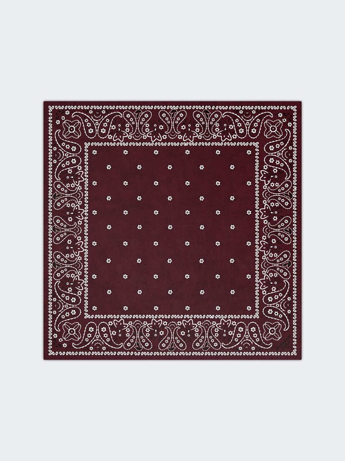Bandanna print silk foulard - BORDEAUX - Max Mara