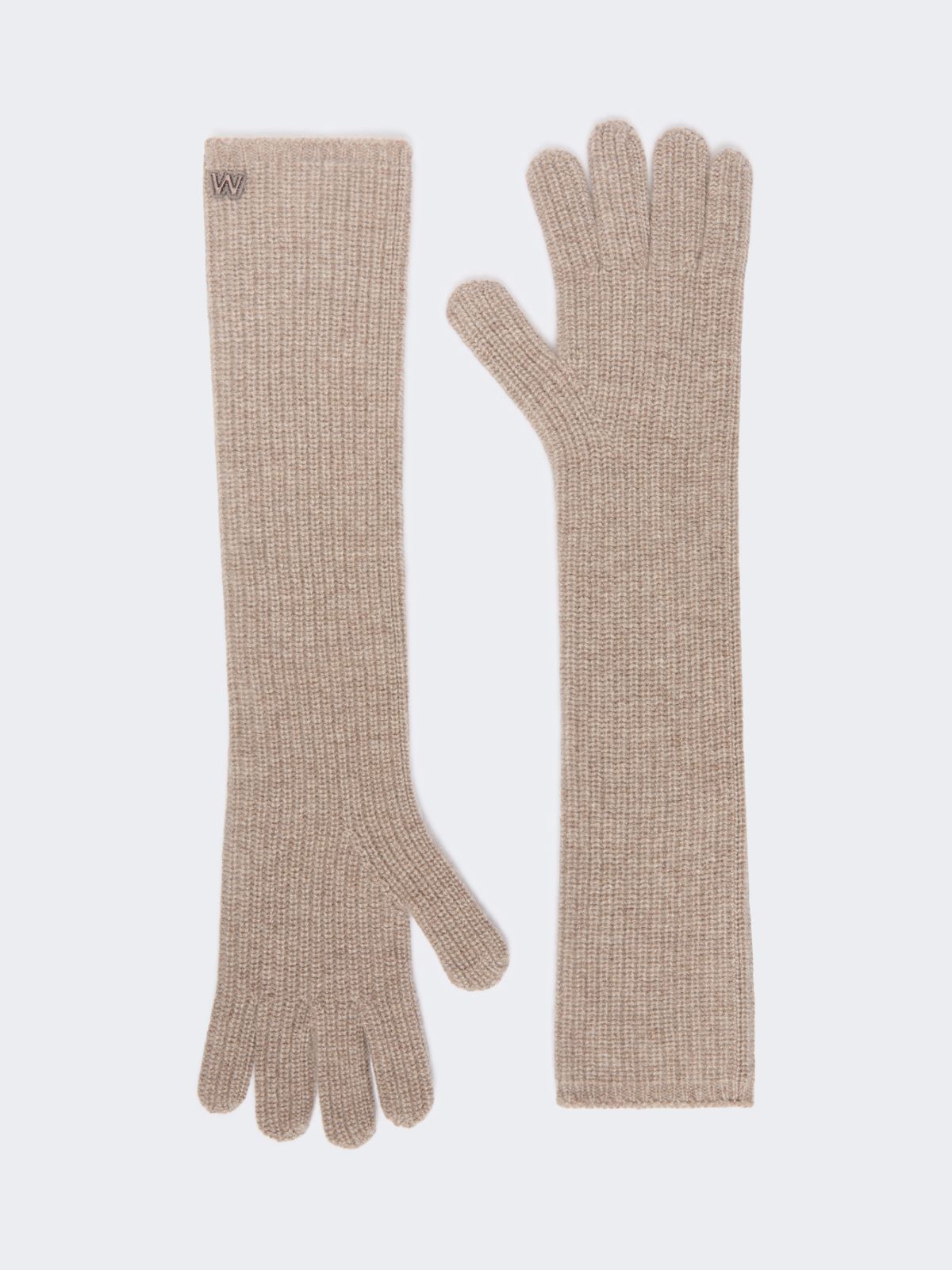 Cashmere yarn gloves - HONEY - Max Mara