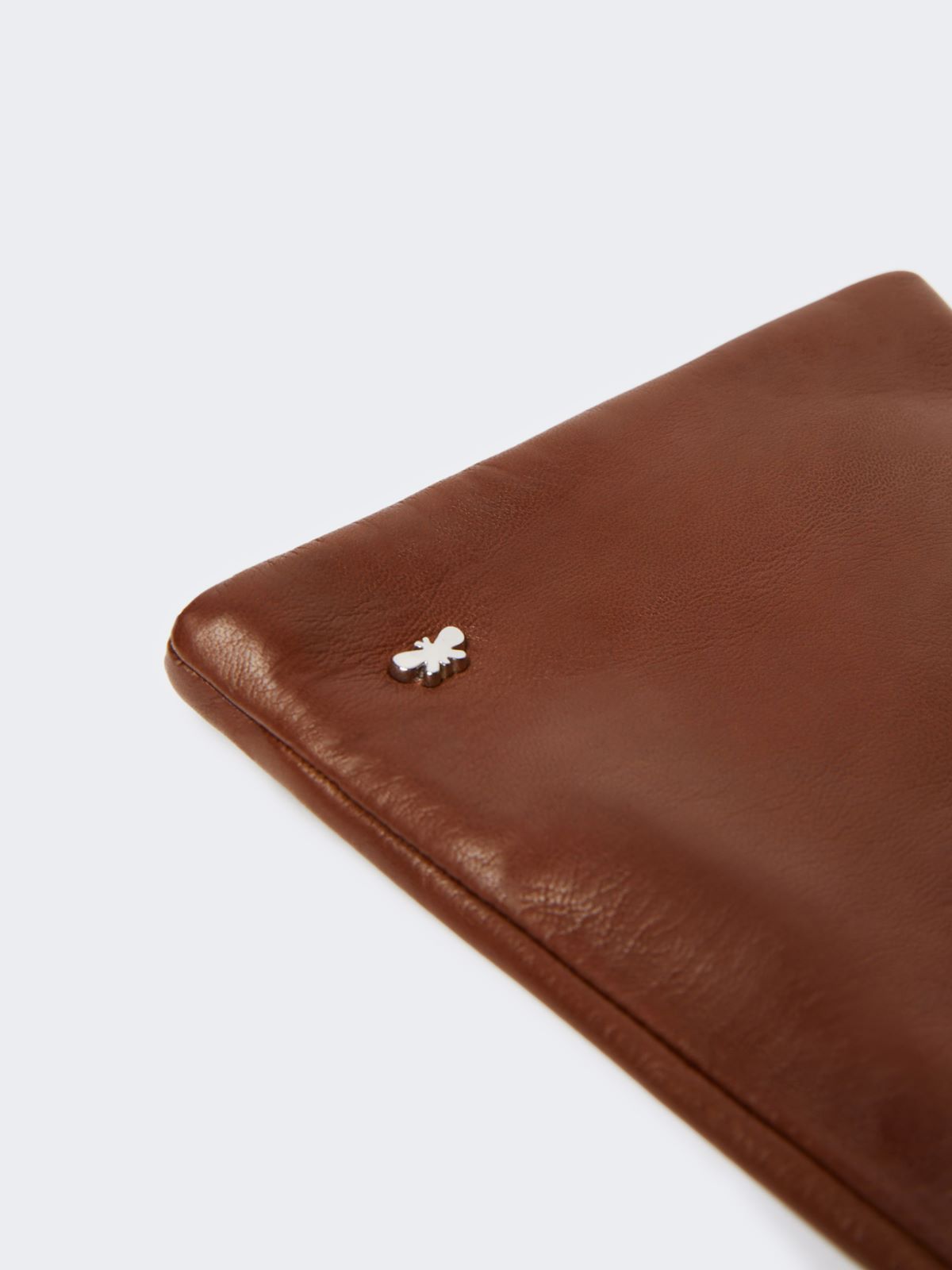Short nappa leather gloves - TOBACCO - Max Mara - 2