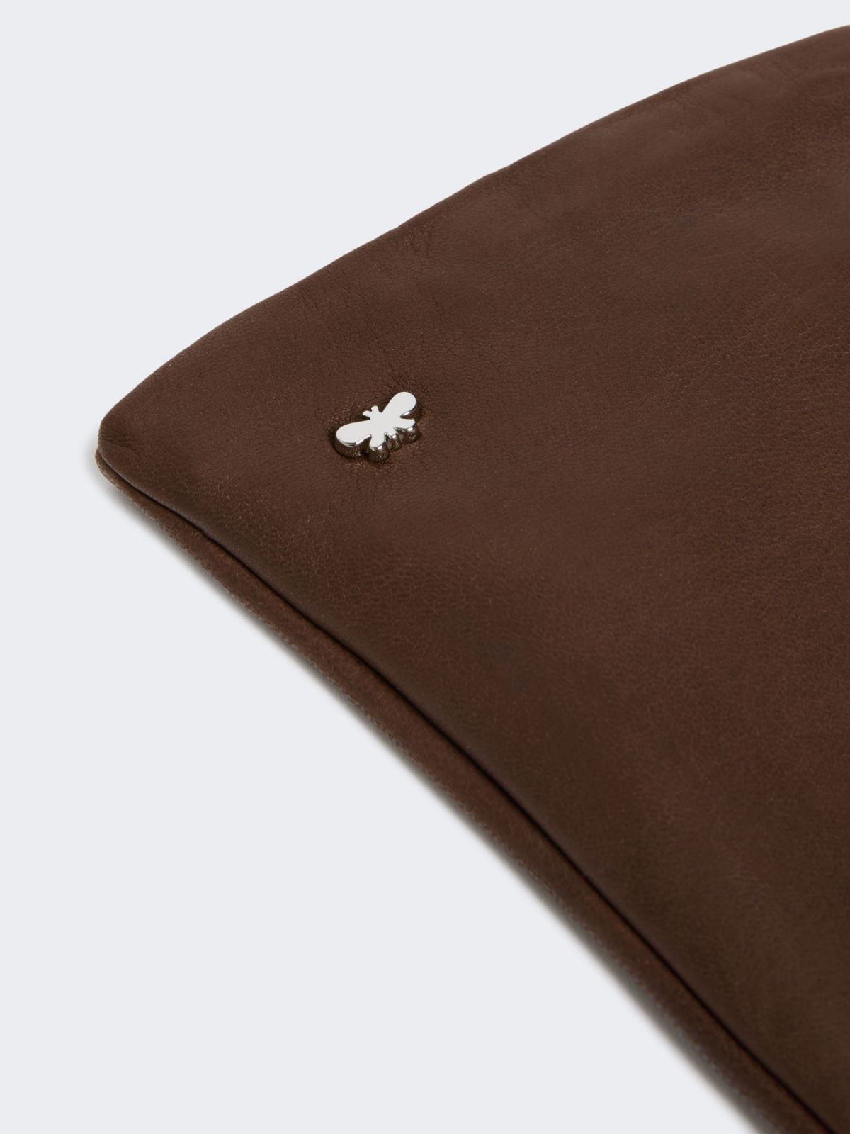 Short nappa leather gloves - DARK BOWN - Max Mara - 2