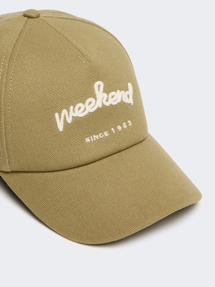 Cappello baseball in canvas - VERDE SALVIA - 2