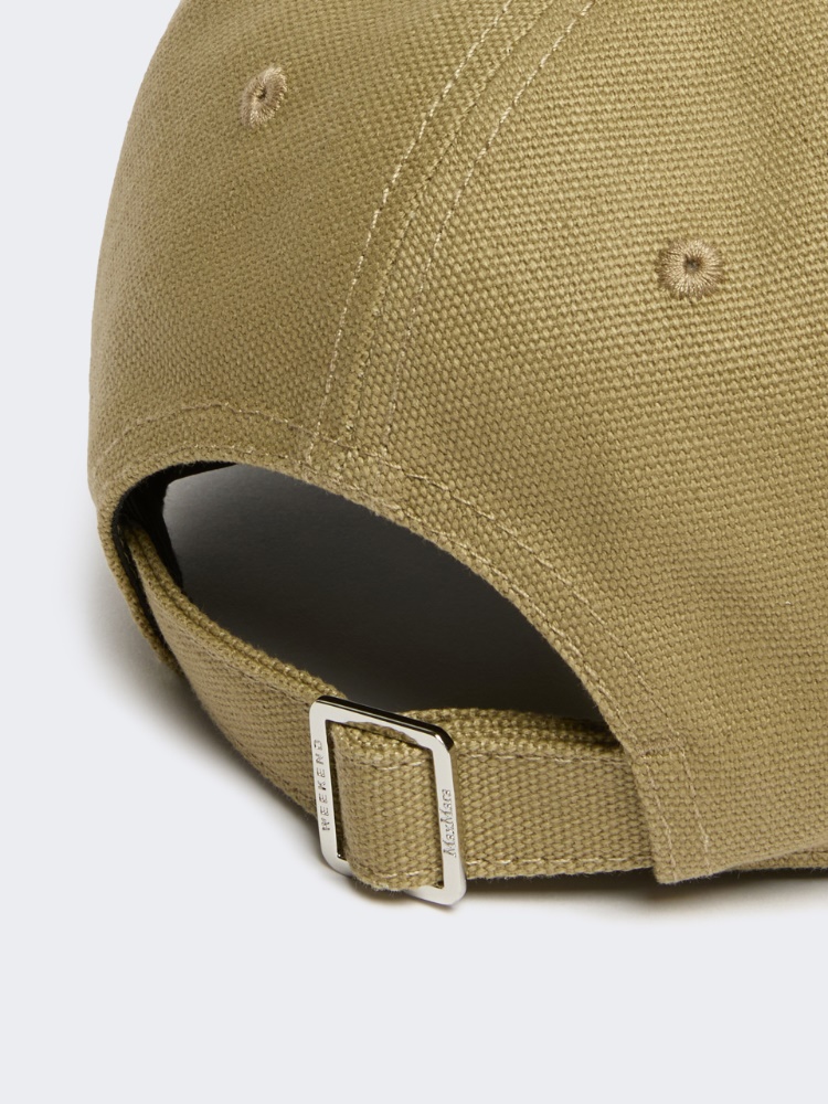 Cappello baseball in canvas - VERDE SALVIA - 3