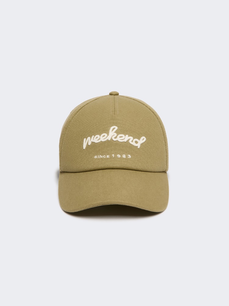 Cappello baseball in canvas - VERDE SALVIA