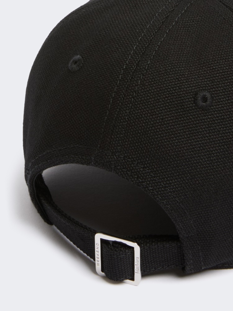 Baseballcap aus Canvas - SCHWARZ - 3