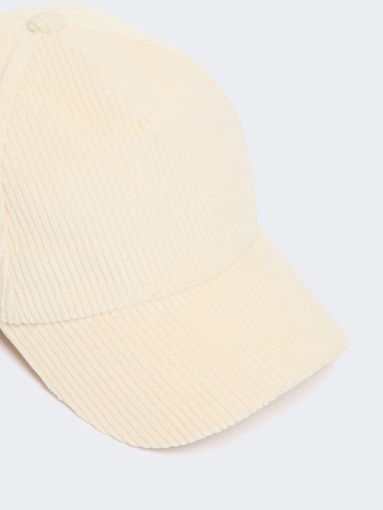 Cappello baseball in velluto - BIANCO - Max Mara - 2