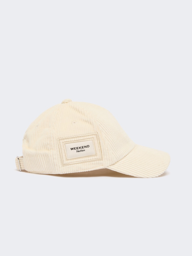 Cappello baseball in velluto - BIANCO - Max Mara - 4
