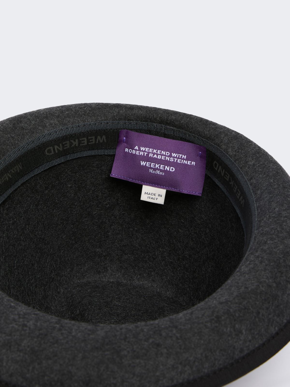 Wool felt hat - MEDIUM GREY - Max Mara - 3
