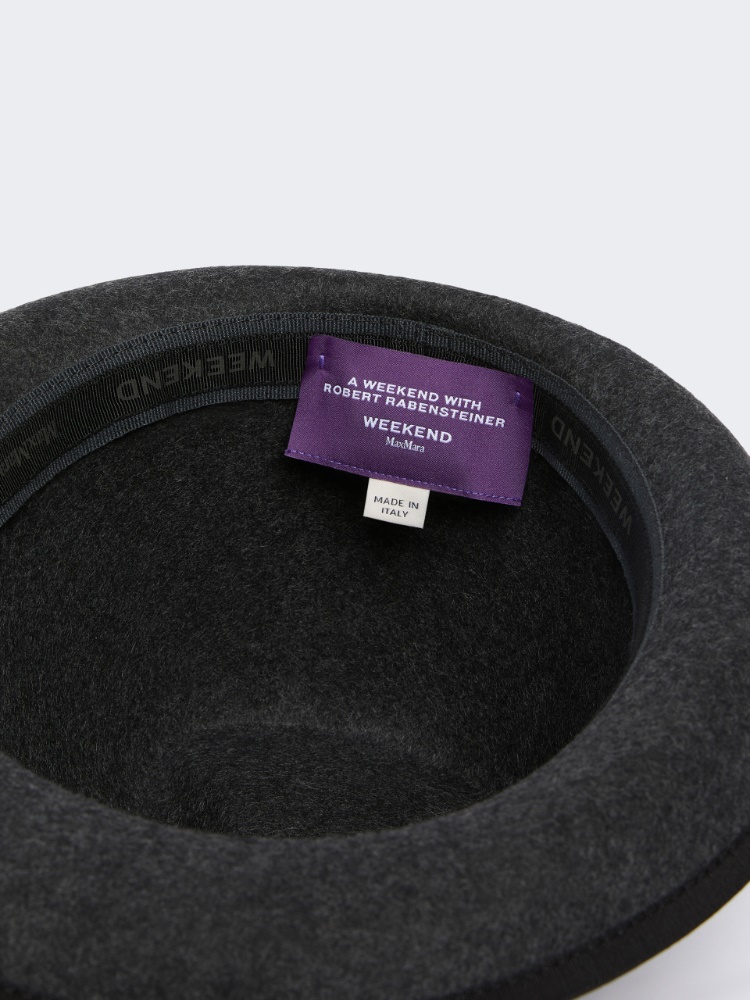 Wool felt hat - MEDIUM GREY - Max Mara - 3