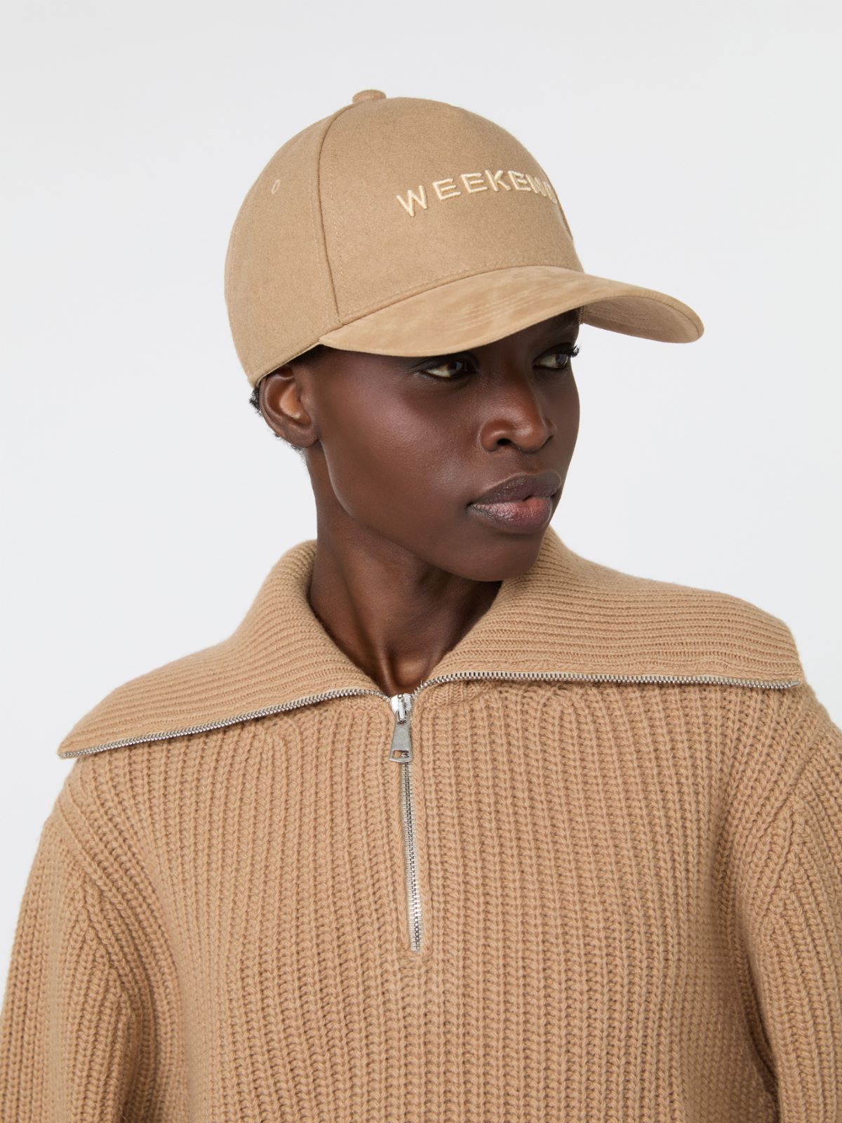 Baseballcap aus Wollstoff - KAMEL - Max Mara - 4