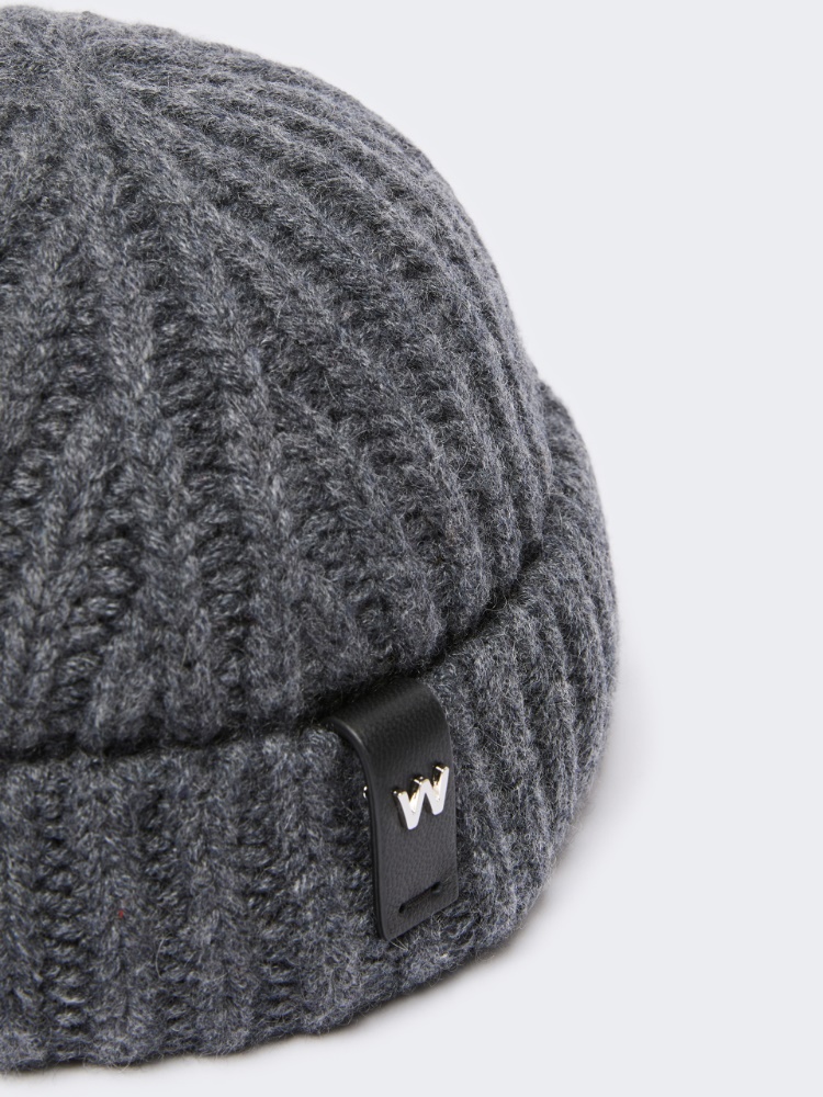Cashmere docker hat - DARK GREY - Max Mara - 2