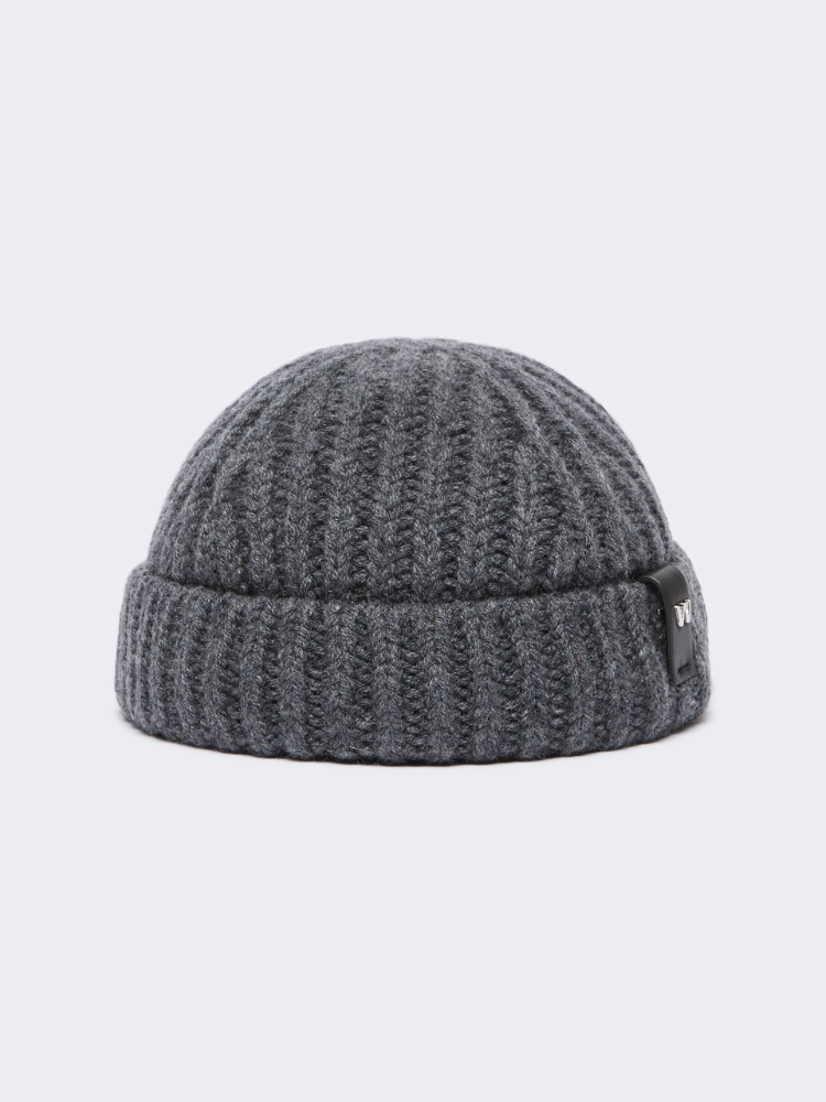 Cashmere docker hat - DARK GREY