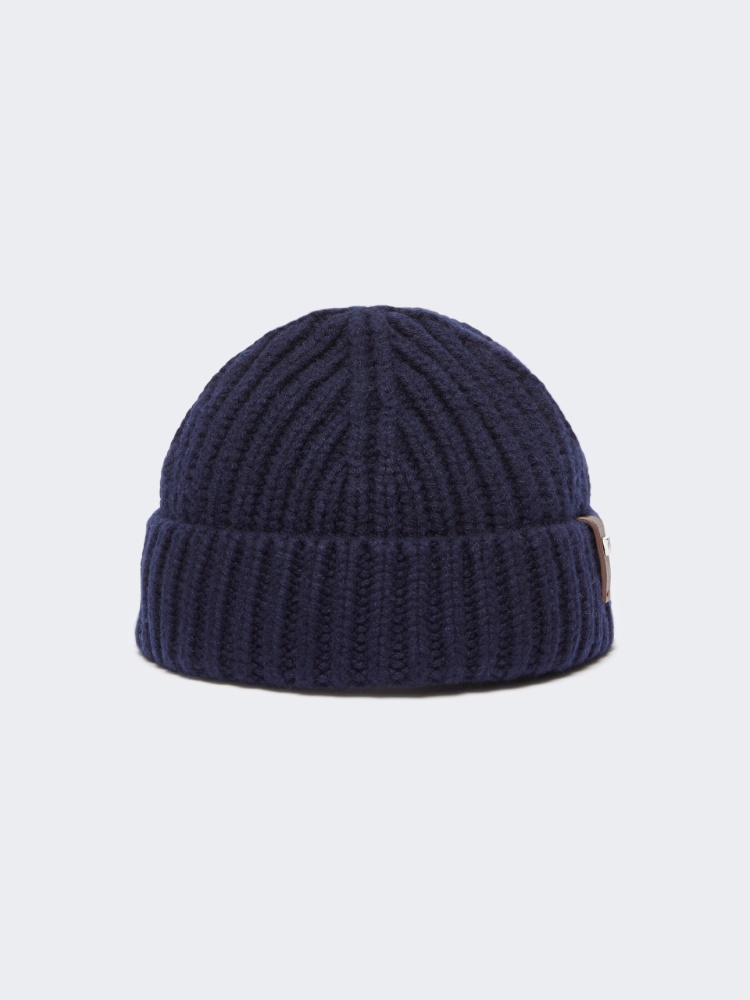 Docker-Mütze aus Kaschmir - ULTRAMARINE