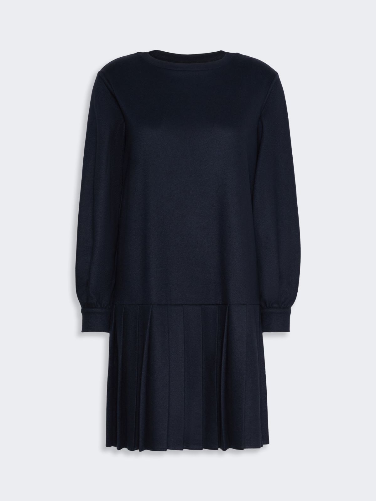 Jacquard jersey short dress - NAVY - Max Mara - 4