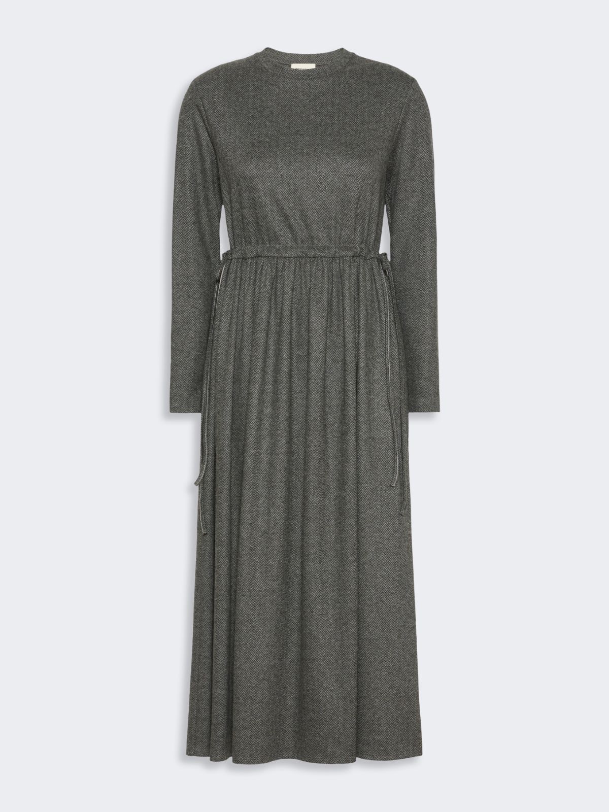 Jacquard jersey long dress - MEDIUM GREY - Max Mara - 4