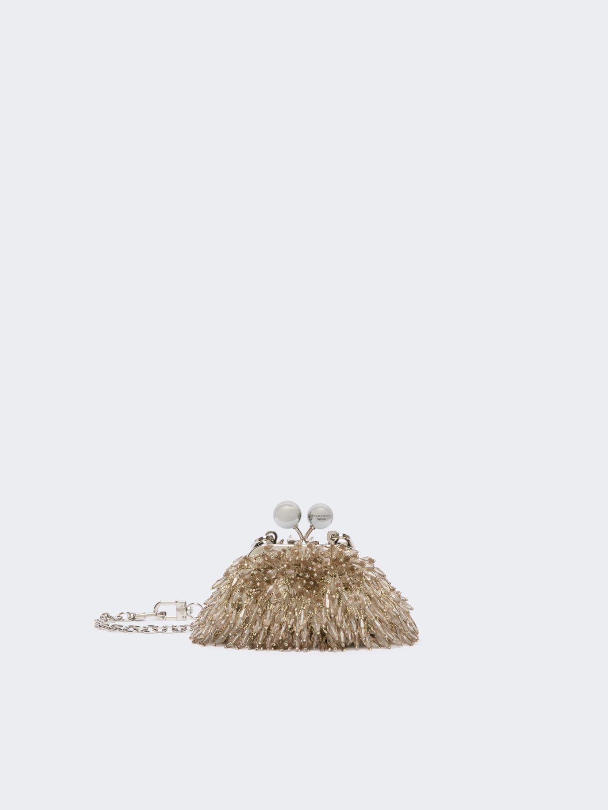 Pasticcino Bag Nano mit Schmucksteinen + WEISS - Max Mara
