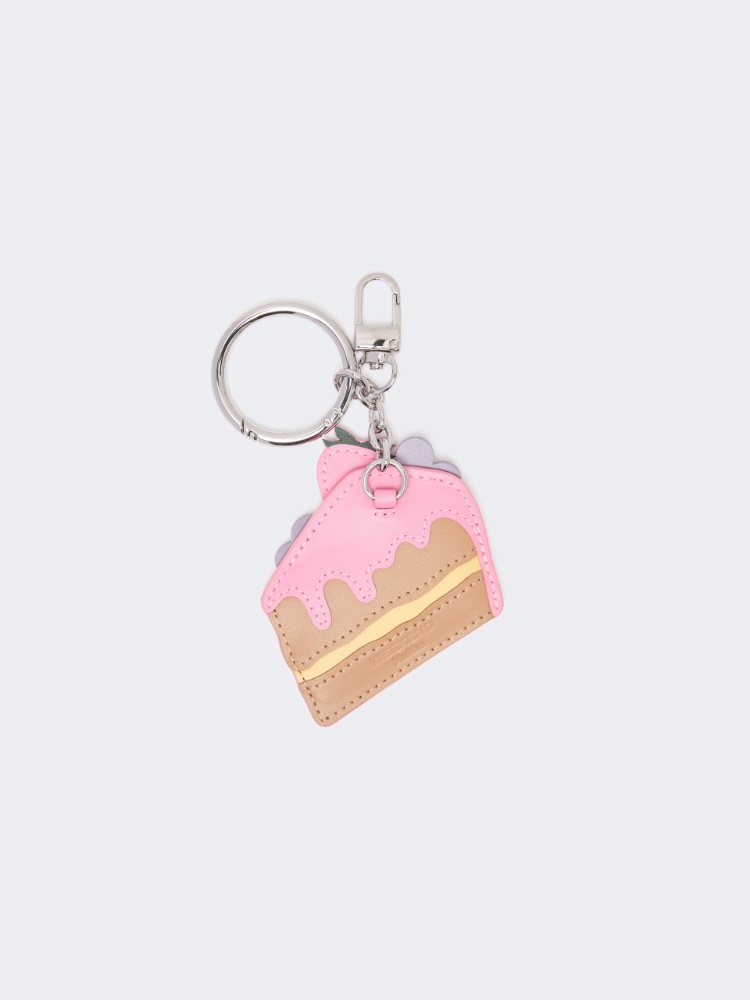 Leather keyring - PINK - Max Mara - 2