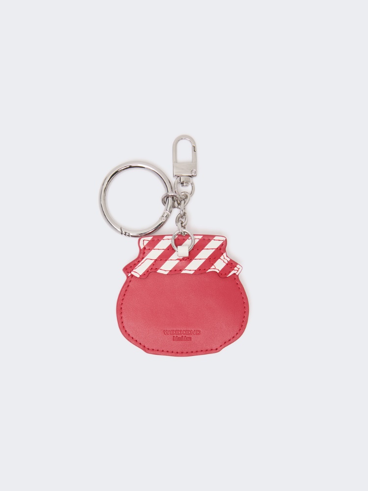 Leather keyring - RED - Max Mara - 2