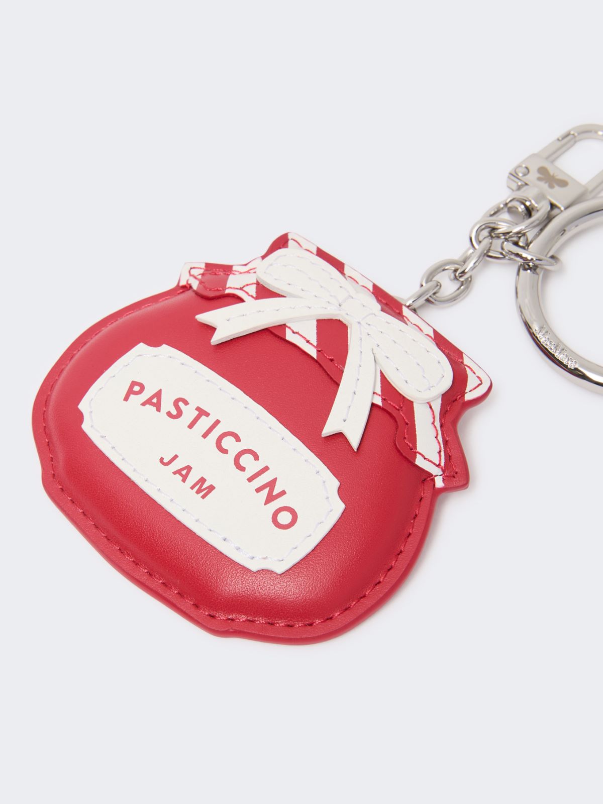 Leather keyring - RED - Max Mara - 3