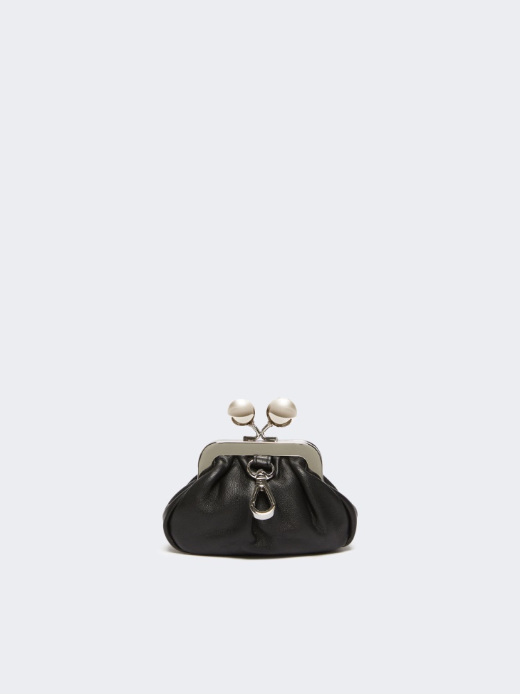 Nappa sheepskin Nano Pasticcino Bag - BLACK - Max Mara - 3
