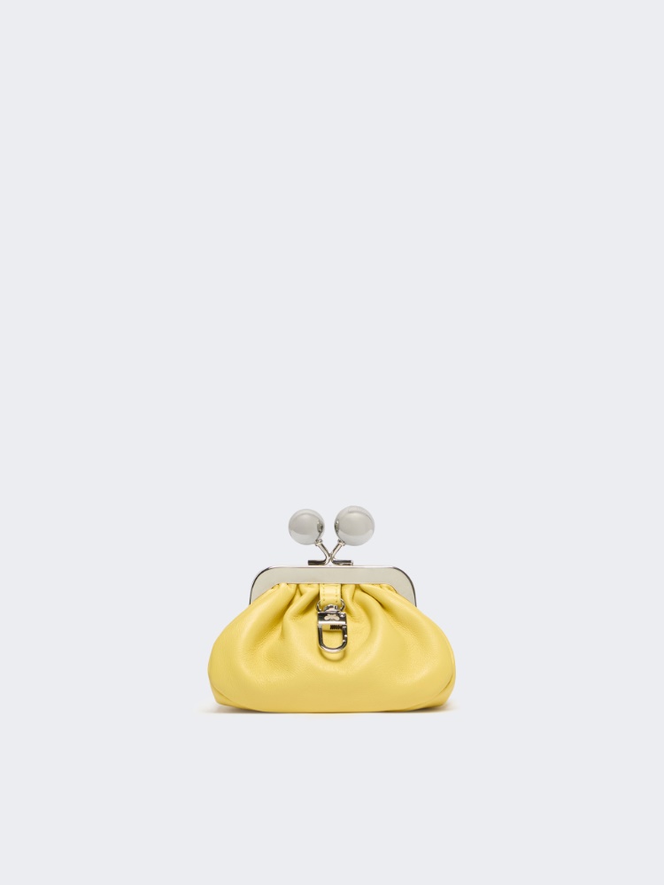 Nappa sheepskin Nano Pasticcino Bag - YELLOW - Max Mara - 3