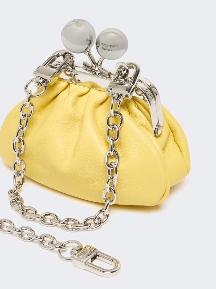 Nappa sheepskin Nano Pasticcino Bag - YELLOW - 3