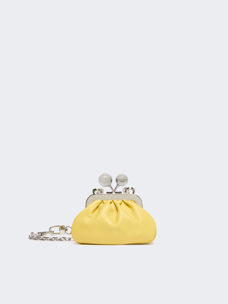 Nappa sheepskin Nano Pasticcino Bag - YELLOW - 1