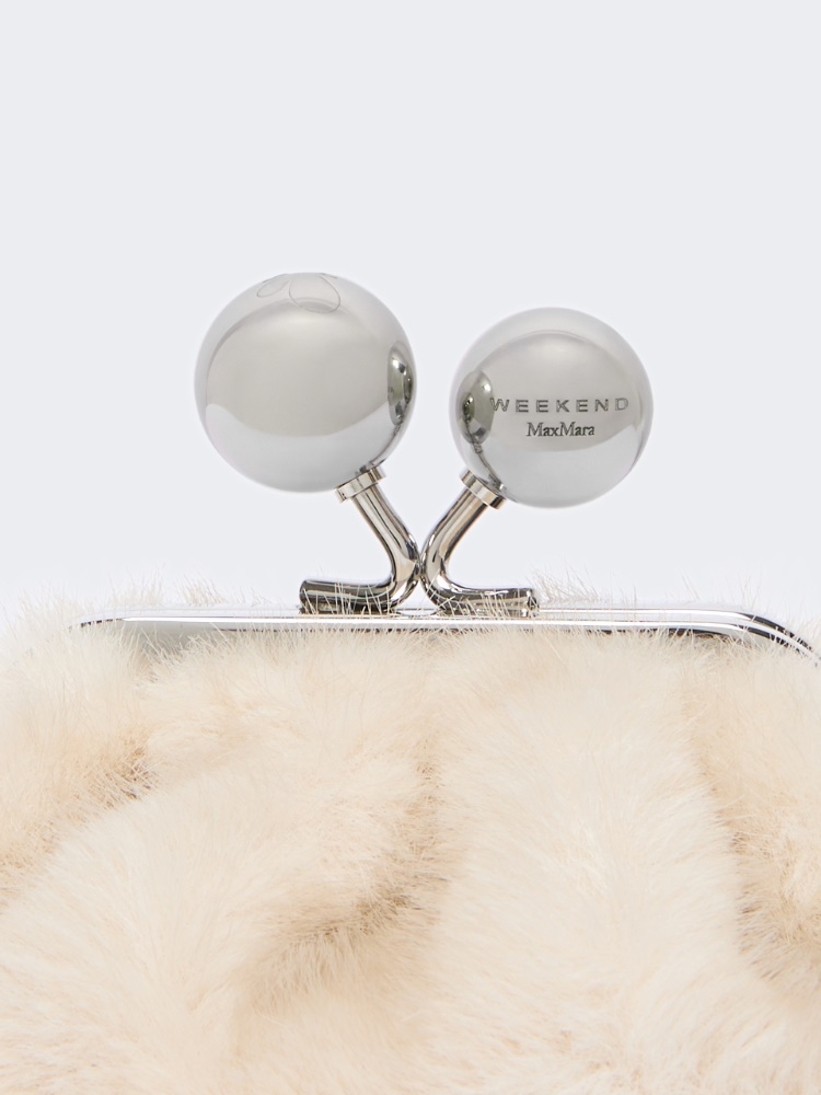 Mini Pasticcino Bag with a soft texture - IVORY - Max Mara - 5